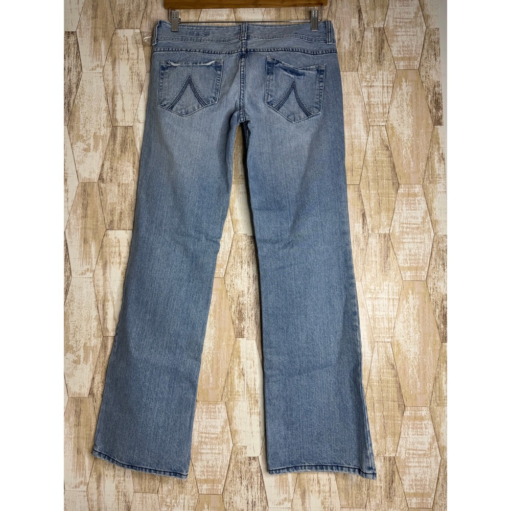 Vintage dELiA*s Riley Low Rise Y2K Flare Jeans Distressed Size 9/10R